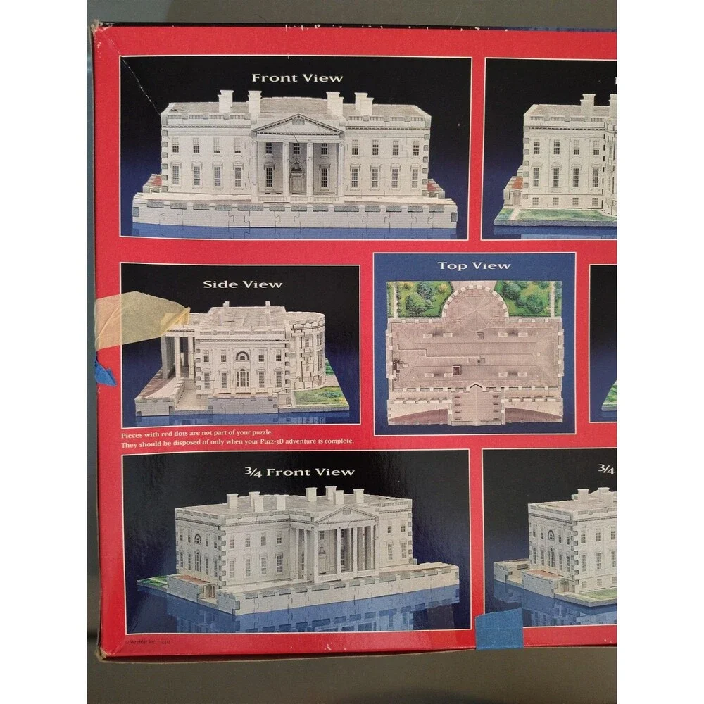 Puzz 3D white house